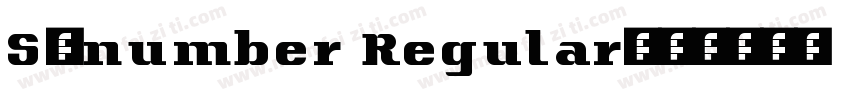 S3number Regular字体转换